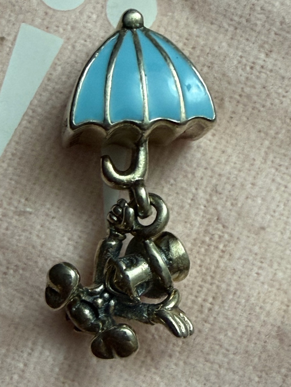 Disney Pandora Jimmy Cricket and Umbrella Dangle #797492EN41